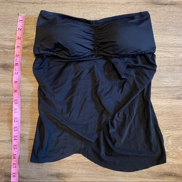 Vince Camuto Black Strapless Swim Top/Tankini | XS - Picture 2 of 7